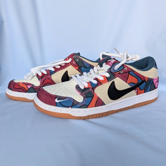 Nike SB Dunk Low Pro Parra Abstract Art (2021) DH7695-600 US 8.5 EU 42 - Picture 4 of 8